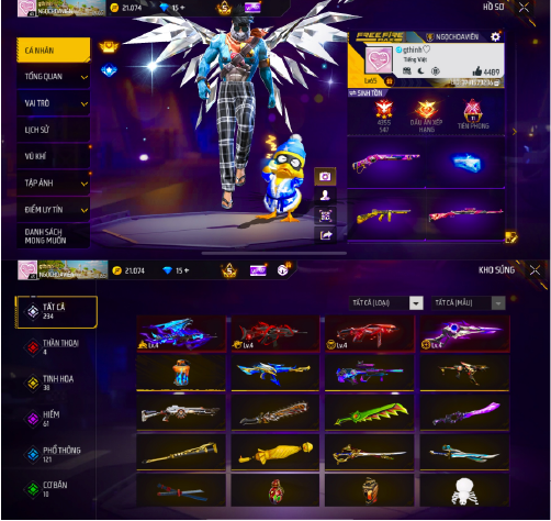 Tài khoản Free Fire VIP Pro #FFVP19