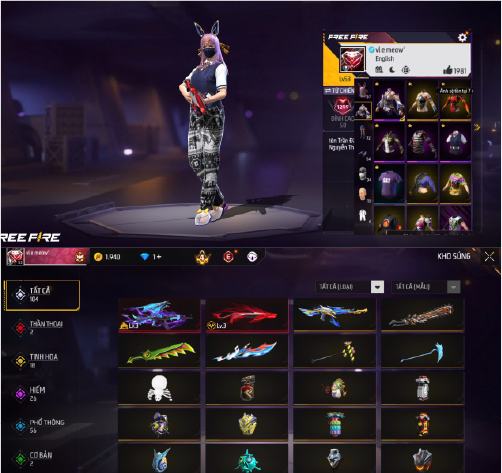 Tài khoản Free Fire #FF27