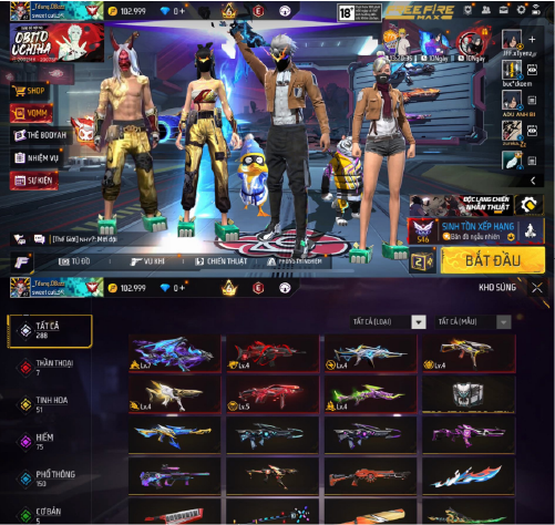 Tài khoản Free Fire VIP Pro #FFVP41