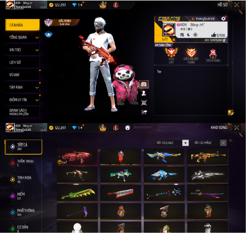 Tài khoản Free Fire Pro Max #FFPM48
